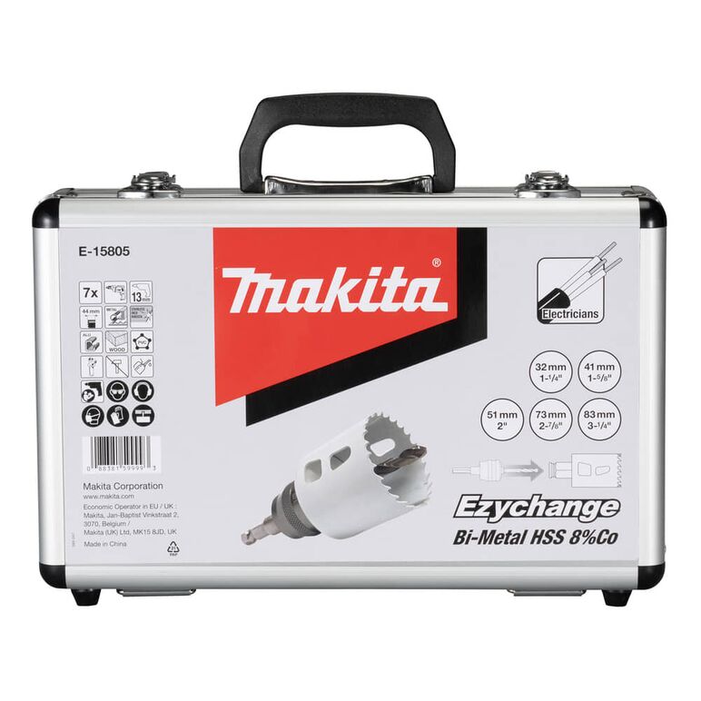 Makita EZYCHANGE BiM Lochsägen-Set Elektriker III 7-teilig E-15805, image _ab__is.image_number.default