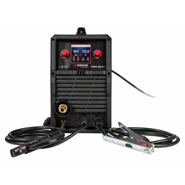 ▻ PARKSIDE PERFORMANCE MIG-Pulse-Schweißgerät »200A PMPS 200«, LC-Display,  mit Tragegriff (100347797) ab 449,00€ | Toolbrothers