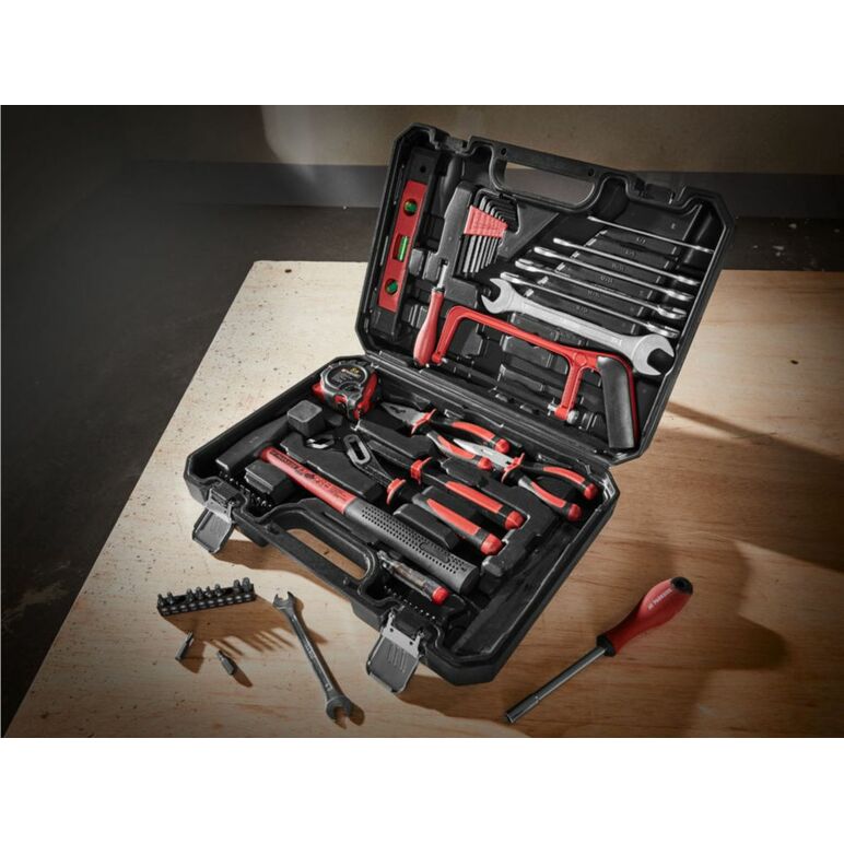| 39,99€ (100350249) ▻ Toolbrothers Werkzeugkoffer, PARKSIDE ab 64-teilig