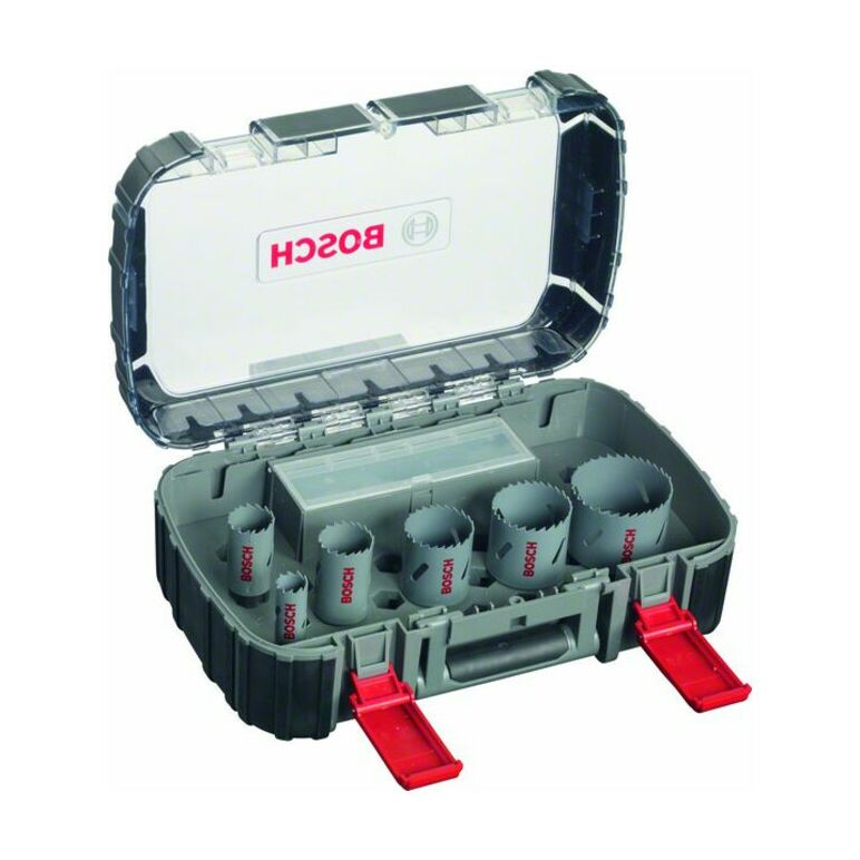 Bosch Lochsägen-Set HSS-Bimetall Elektriker 22 - 65 mm, image 