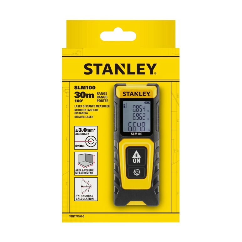Stanley Entfernungsmesser SLM100 bis 30m STHT77100-0, image 