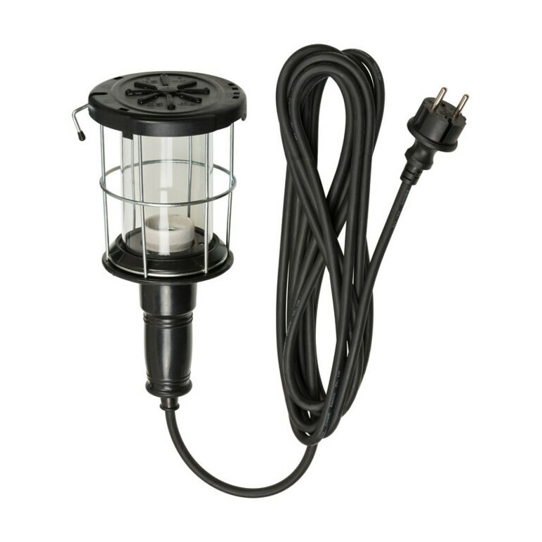 Brennenstuhl Handleuchte / Werkstattlampe aus Hartgummi mit stabilem Schutzkorb, image 