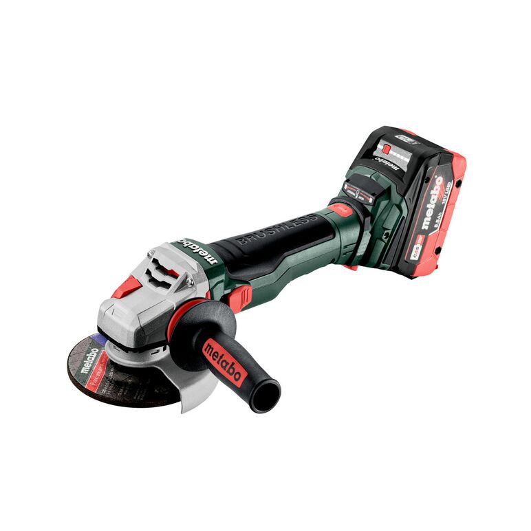 Metabo WB 18 LTX BL 15-125 Quick Akku-Winkelschleifer 18V Brushless 125mm + 2x Akku 5,5Ah + Ladegerät + Koffer, image 