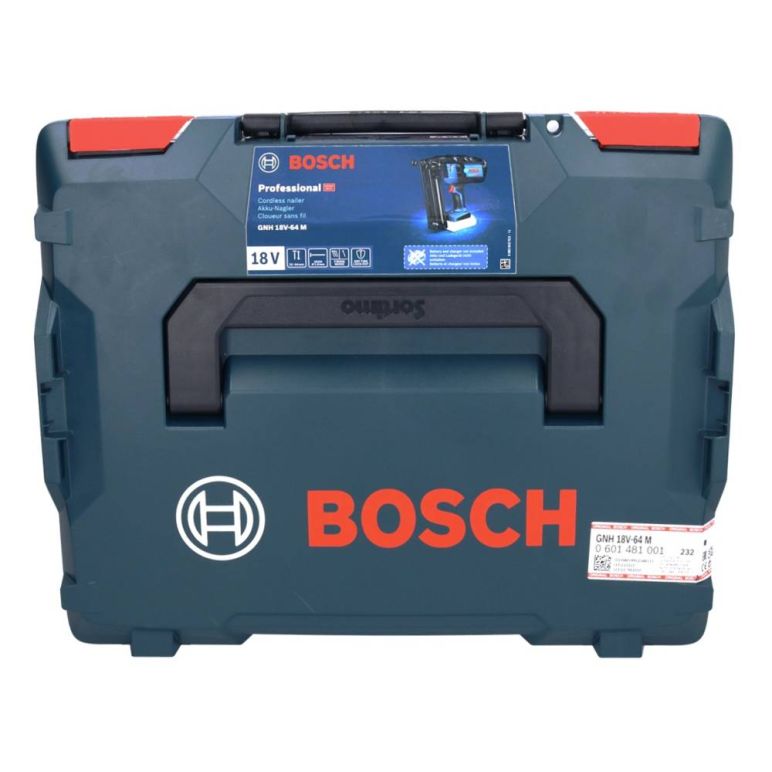 Bosch GNH 18V-64 M Professional Akku Nagler 18 V 64 mm ( 601481001 ) + L-BOXX - ohne Akku, ohne Ladegerät, image _ab__is.image_number.default