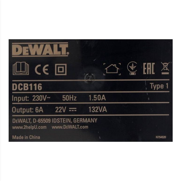 DeWalt DCB 116 XR Schnell Ladegerät 12 V - 18 V Li-Ion 6 A, image _ab__is.image_number.default