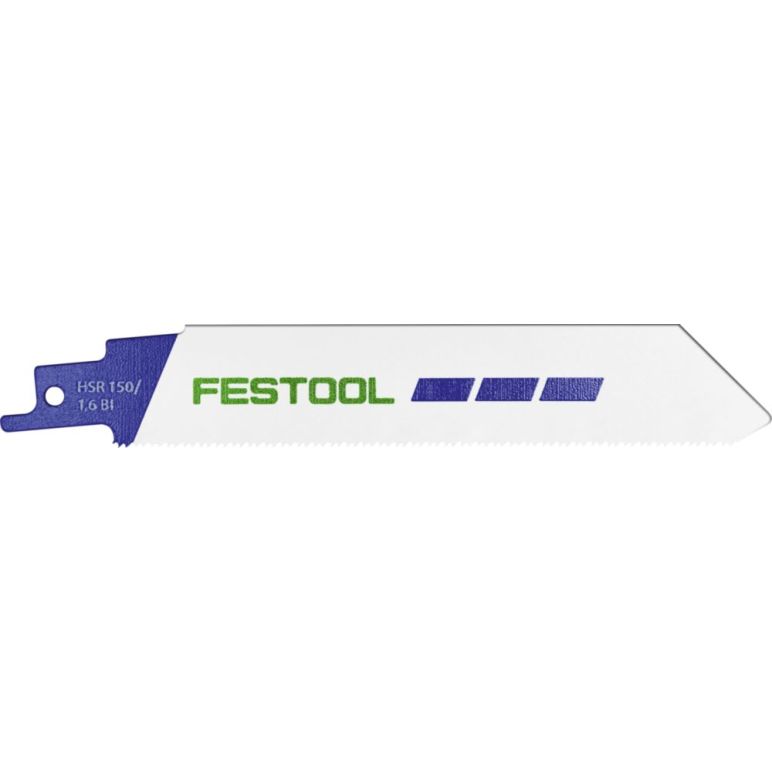 Festool Säbelsägeblatt HSR 150/1,6 BI/5 METAL STEEL/STAINLESS STEEL (577489), image 