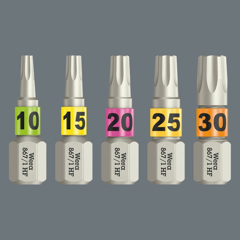 Wera 867/1 TORX® HF Bits mit Haltefunktion TX 10 x 25 mm (05066140001), image _ab__is.image_number.default