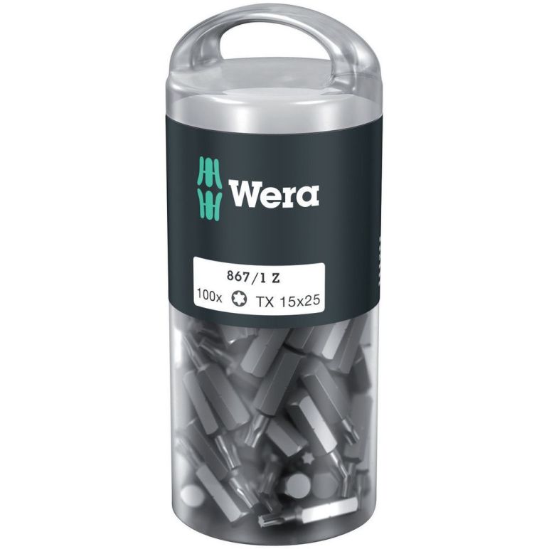 Wera 867/1 TORX® DIY 100 TX 15 x 25 mm 100-teilig (05072447001), image 