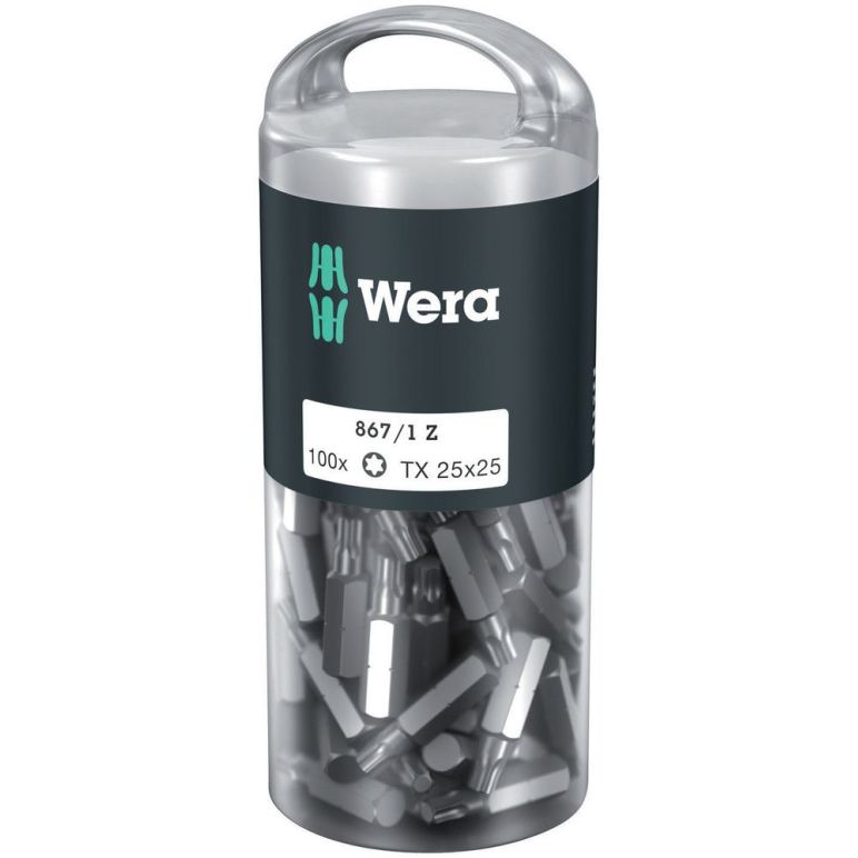 Wera 867/1 TORX® DIY 100 TX 25 x 25 mm 100-teilig (05072449001), image 