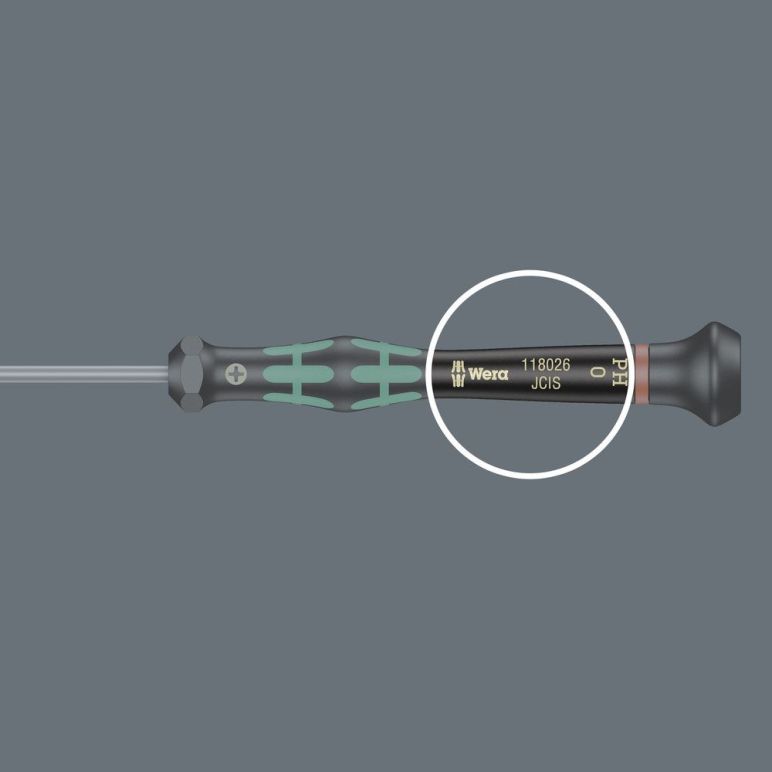 Wera 2054 Elektronik-Sechskantschraubendreher 2 x 60 mm (05118068001), image _ab__is.image_number.default