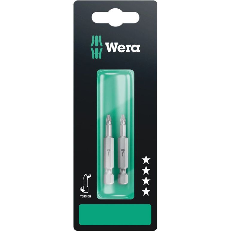 Wera 855/4 TZ SB Bits PZ 1 x 50 mm 2-teilig (05134384001), image 