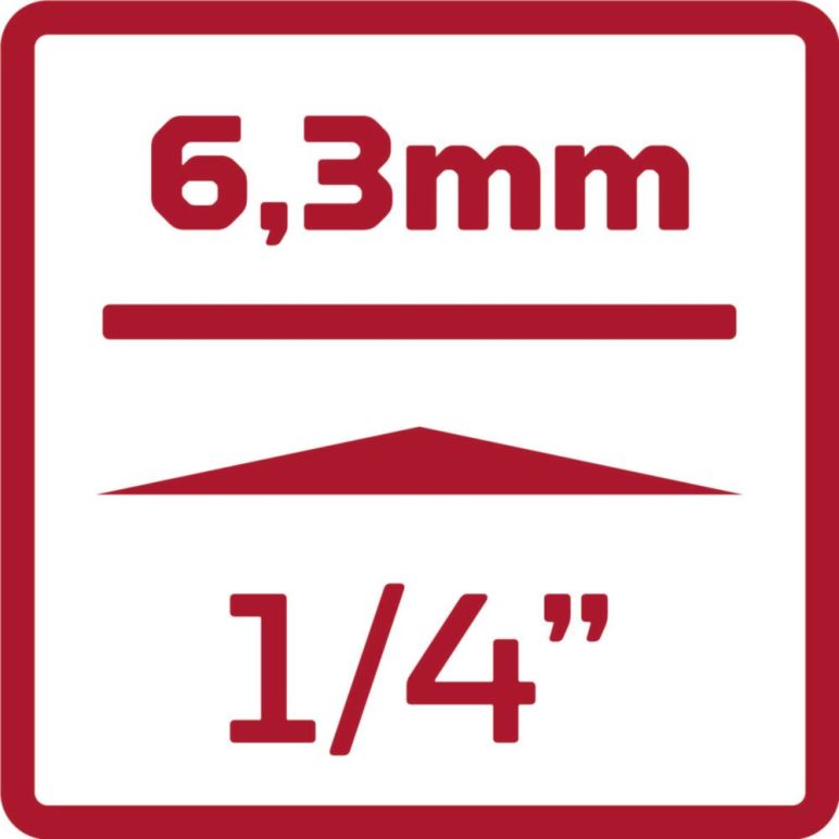 GEDORE red Schraubendrehereinsatz 1/4" 6 mm Länge 37 mm, R42550606, image _ab__is.image_number.default