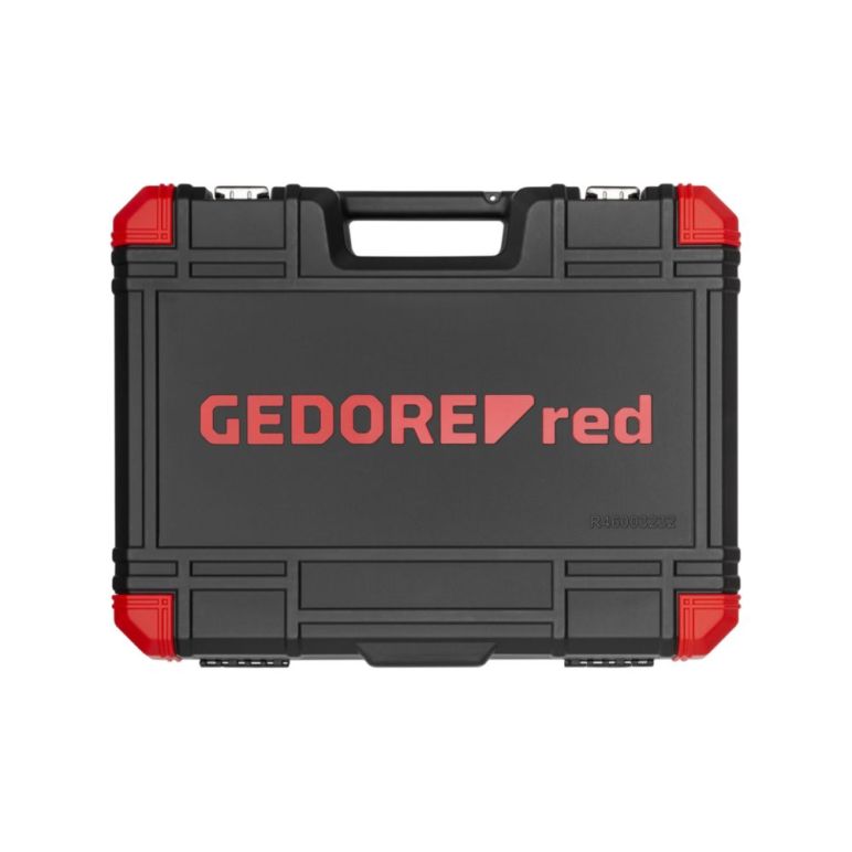 GEDORE red Steckschlüsselsatz, Set 232tlg, 1/2 1/4 Zoll Antrieb, Adapter Werkzeug, Knarre Nüsse Bithalter Bits, R46003232, image _ab__is.image_number.default