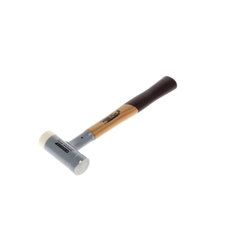 GEDORE KOMBI-PLUS R Hammer, mit Holzgriff, Schon-/Schlosserhammer, Ø 35 mm, rückschlagfrei, Hickorystiel, 247 H-35, image 