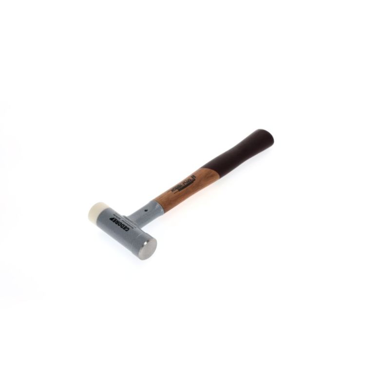 GEDORE KOMBI-PLUS R Hammer, mit Holzgriff, Schon-/Schlosserhammer, Ø 30 mm, rückschlagfrei, Hickorystiel, 247 H-30, image 