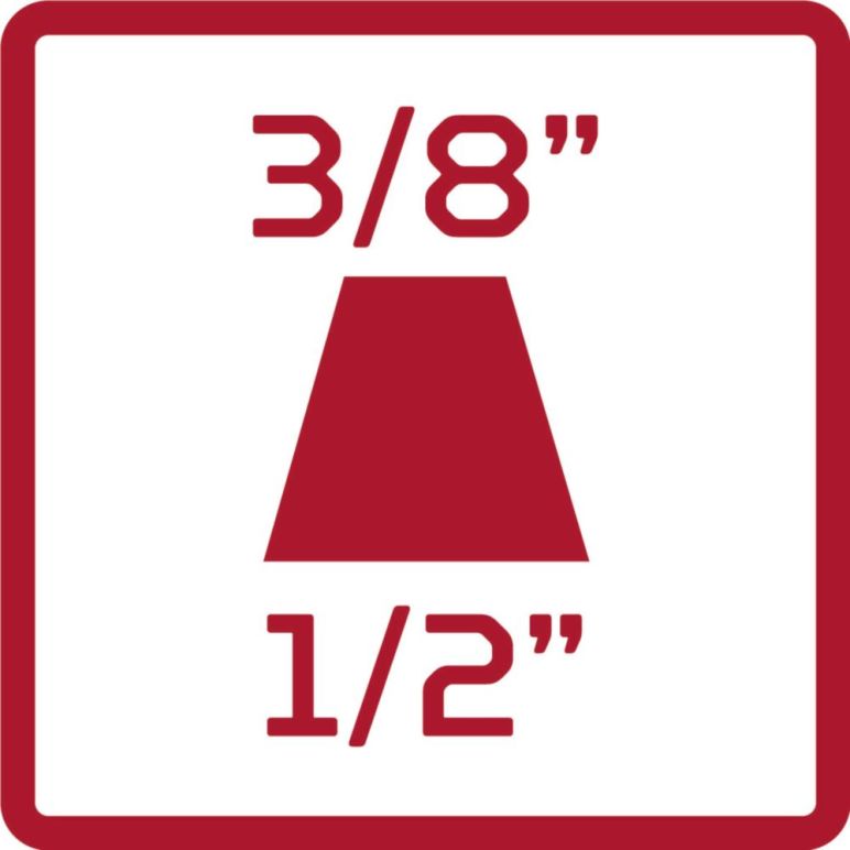 GEDORE red Kraftschrauber-Reduzierstück 1/2x3/8 4-kant 34 mm, R67600005, image _ab__is.image_number.default