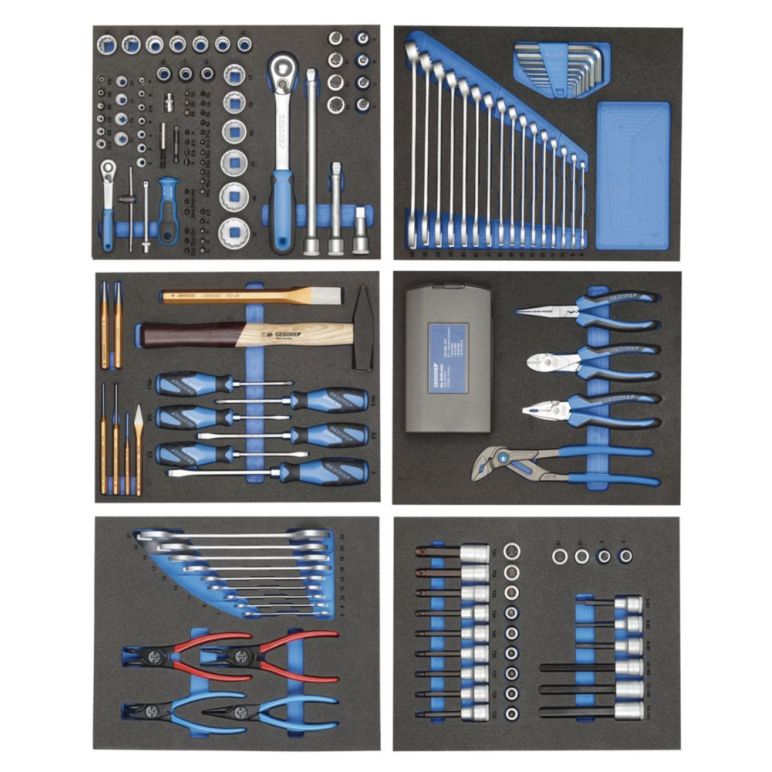 GEDORE Werkzeugwagen mit 190-teilig Werkzeugsortiment, 2005-TS-190, image _ab__is.image_number.default