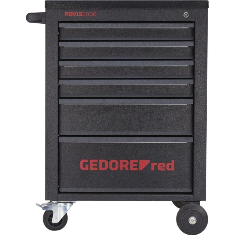 GEDORE red Werkzeugsatz im Werkstattwagen MECHANIC schwarz 166-teilig, R21562002, image 