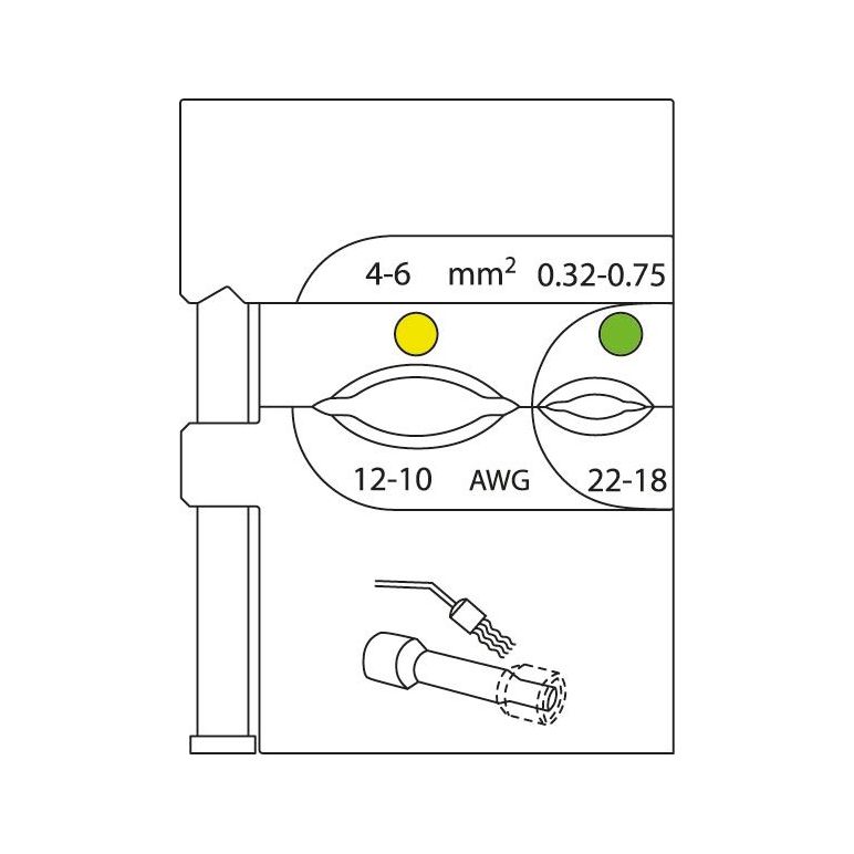 GEDORE Modul-Einsatz für Dura Seal Schrumpfschlauch 0,32-6, 8140-22, image 