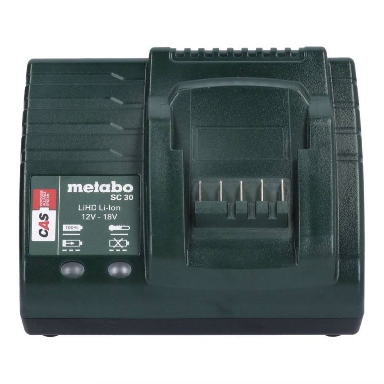 Metabo Basic Set 2x Li-Power Akkupack 18 V 2,0 Ah Akku + SC 30 Ladegerät ( 685161000 ), image _ab__is.image_number.default