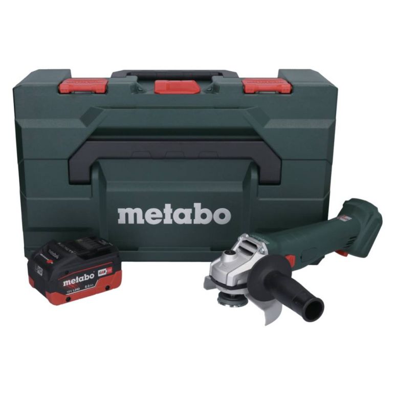 Metabo W 18 L 9-125 Akku Winkelschleifer 18 V 125 mm + 1x Akku 8,0 Ah + metaBOX - ohne Ladegerät, image 