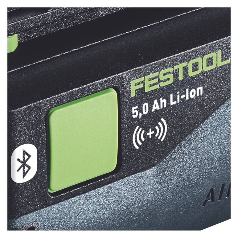 Festool Akku Set 4x BP 18 Li 5,0 ASI Akku 18 V 5,0 Ah / 5000 mAh Li-Ion ( 4x 577660 ) Bluetooth mit Ladestandanzeige, image _ab__is.image_number.default
