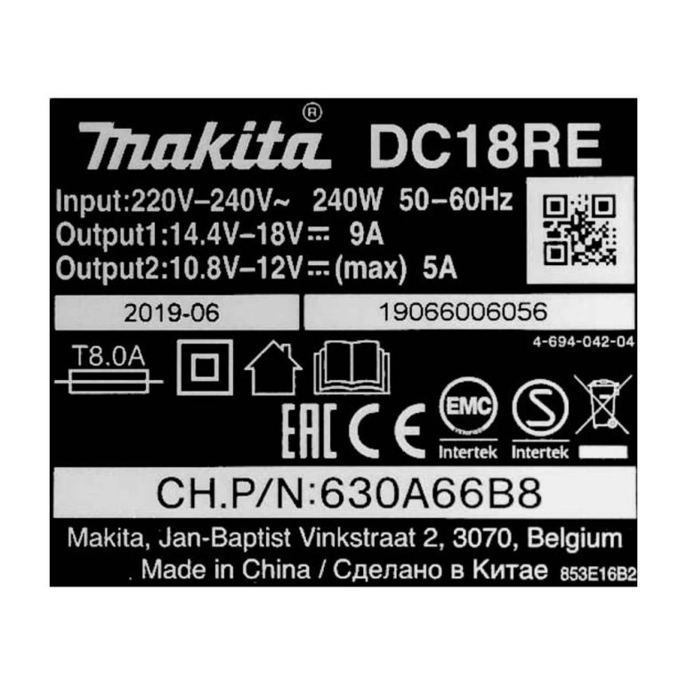 Makita Power Source Kit 18 V mit 1x BL 1840 B Akku 4,0 Ah ( 197265-4 ) + DC 18 RE Multi Schnell Ladegerät ( 198720-9 ), image _ab__is.image_number.default