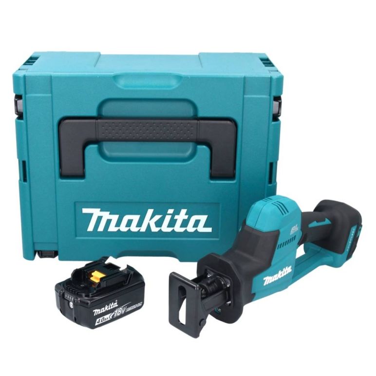 Makita DJR 189 M1J Akku Reciprosäge Säbelsäge 18 V Brushless + 1x Akku 4,0 Ah + Makpac - ohne Ladegerät, image 