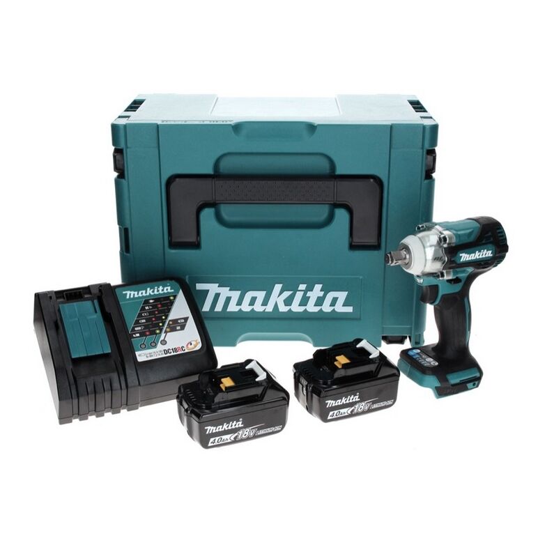 Makita DTW300RMJ Akku-Schlagschrauber 18V Brushless 1/2"-Außenvierkant 330Nm + 2x Akku 4Ah + Ladegerät + Koffer, image 