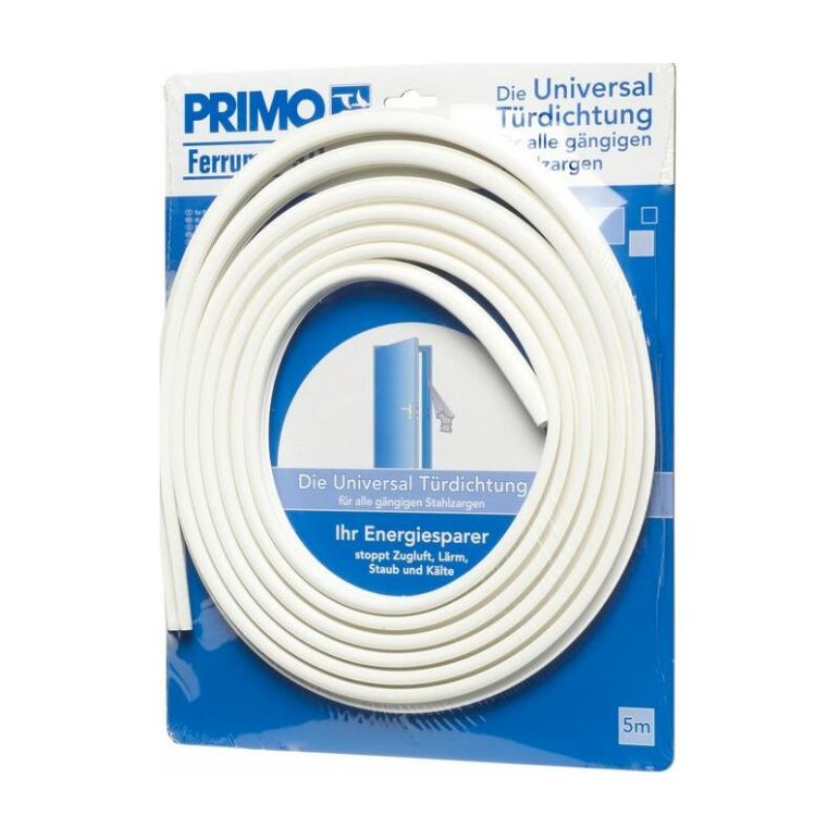 Primo - Universaldichtung Ferrum 911 Stahlzarge 14,9 x 17,1 mm weiss 5m Dichtung, image 