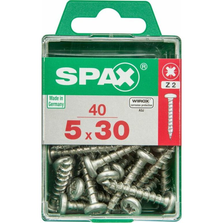 Spax - Universalschrauben 5.0 x 30 mm tx 20 - 40 Stk. Holzschrauben, image 