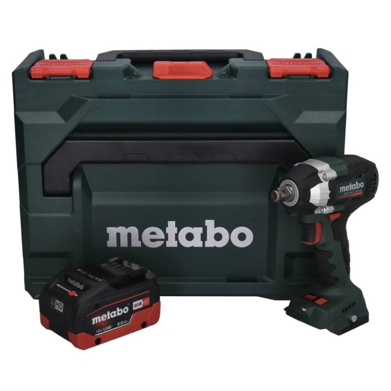 Metabo SSW 18 LT 300 BL Akku Schlagschrauber 18 V 300 Nm Brushless + 1x Akku 8,0 Ah + metaBOX - ohne Ladegerät, image 