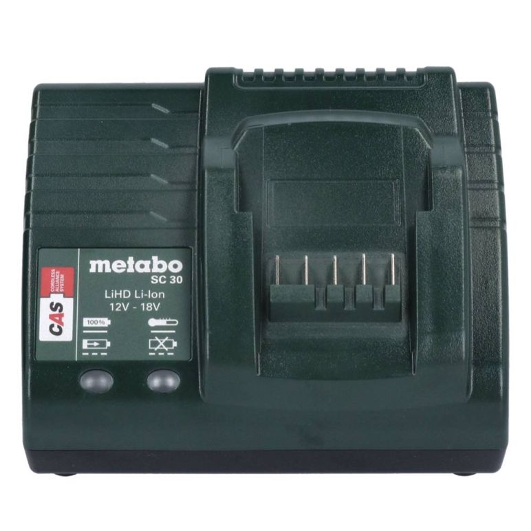 Metabo Basic Set 2x Li-Power Akkupack 18 V 4,0 Ah + Metabo SC 30 Ladegerät 12 - 18 V, image _ab__is.image_number.default