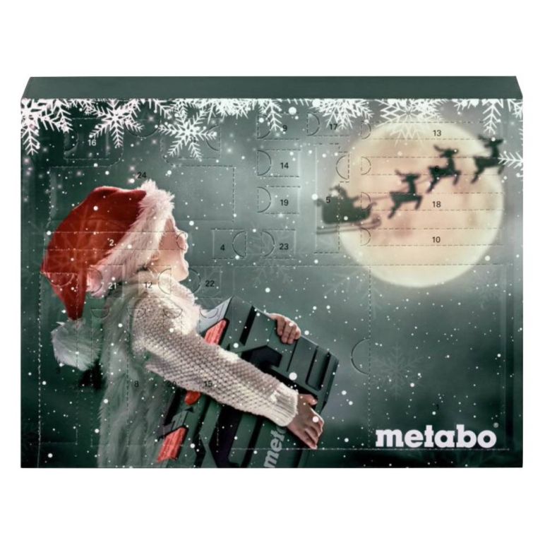 Metabo Adventskalender mit 31 tlg. Werkzeug Set ( 626694000 ) Bits / Stecknüsse / Ratsche , image _ab__is.image_number.default
