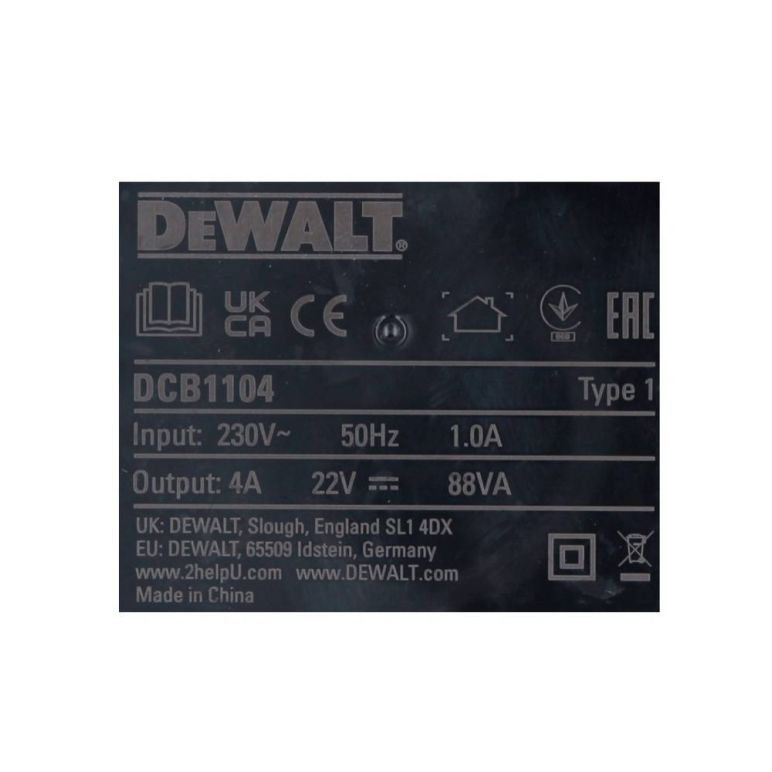 DeWalt DCB 1104 Schnellladegerät 12 V / 18 V 4 A für Li-Ion Akkus, image _ab__is.image_number.default