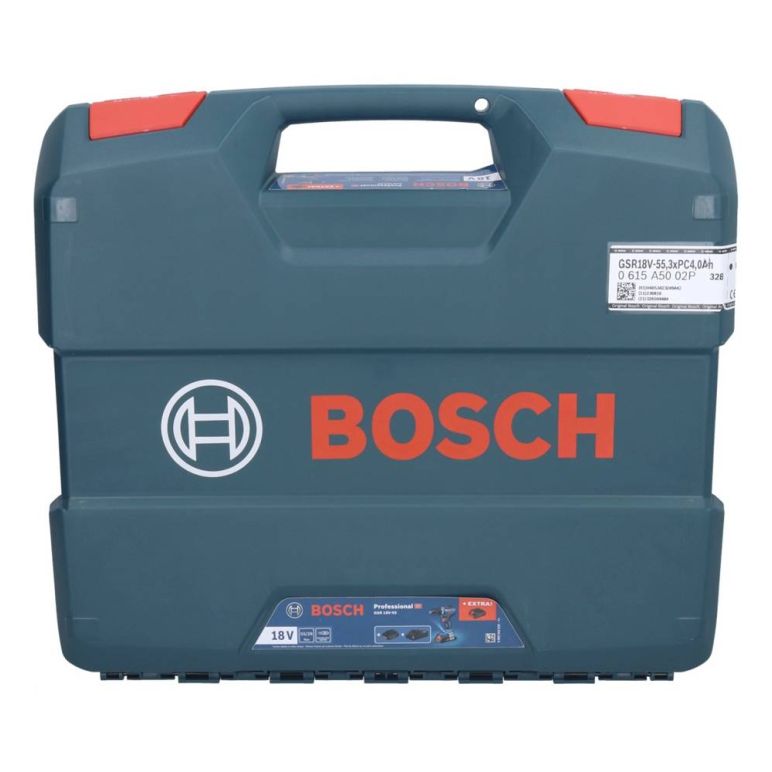 Bosch GSR 18V-55 Professional Akku Bohrschrauber 18 V 55 Nm Brushless ( 0615A5002P ) + 3x ProCORE Akku 4,0 Ah + Ladegerät + L-Case, image _ab__is.image_number.default