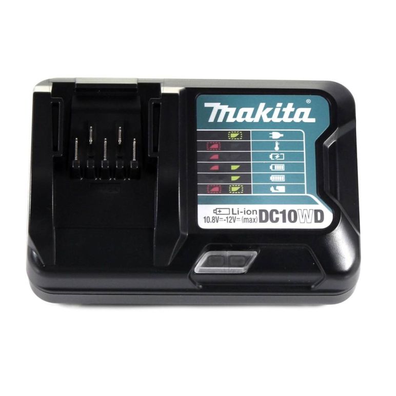 Makita DEAADP08 WM USB Adapter für 10,8V-12V Akkus + 2x 4,0 Ah Akku ( 197406-2 ) + Lader ( 197343-0 ), image _ab__is.image_number.default