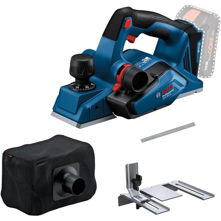 Bosch PROFESSIONAL GHO 18V-26 Akku-Hobel 18V Brushless 82mm + Parallelanschlag - ohne Akku - ohne Ladegerät (0 601 5B5 001), image 