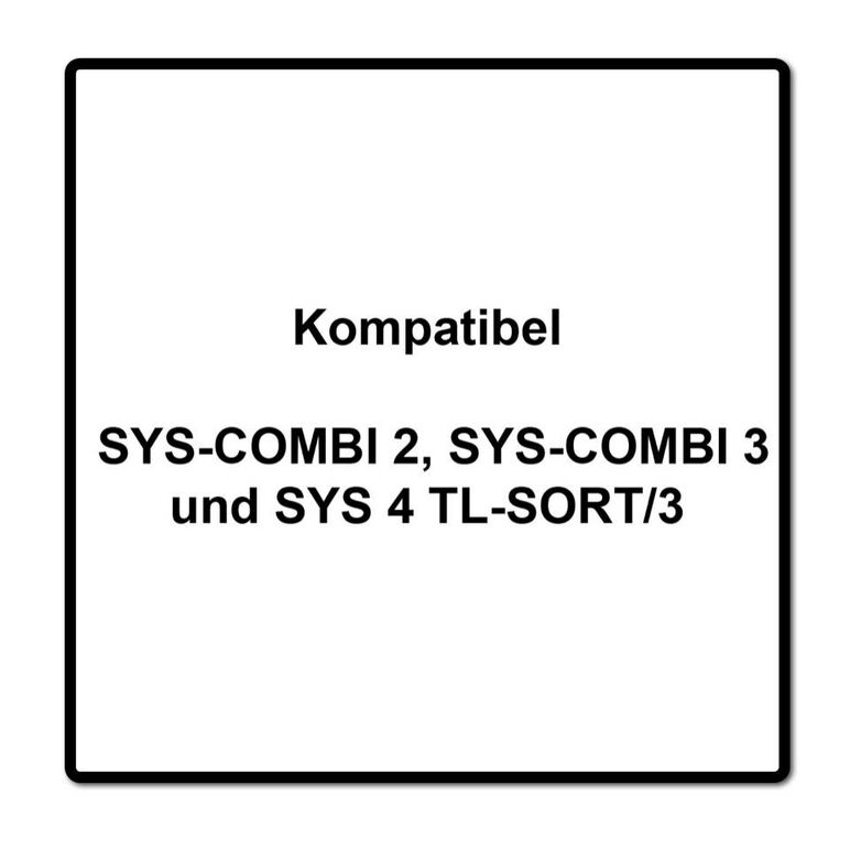 Festool Einsatzboxen Set 60x60/120x71 3xFT ( 201124 ) 17 tlg. für SYS-COMBI 2, SYS-COMBI 3 und SYS 4 TL-SORT/3, image _ab__is.image_number.default