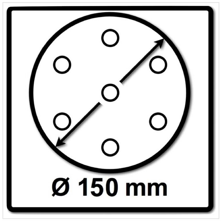 4x Makita Schleifteller Weich für Exzenterschleifer / Schleifmaschine 150 mm M8 ( 196684-1 ), image _ab__is.image_number.default