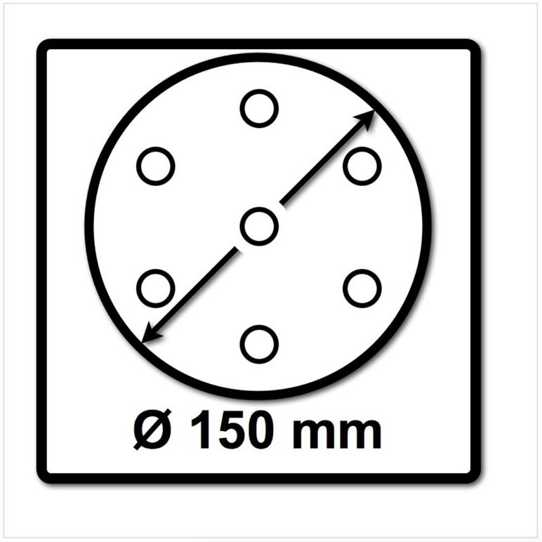 Festool Schleifteller ST-STF D150/17MJ-FX-SW 150 mm FastFix weich ( 496144 ), image _ab__is.image_number.default