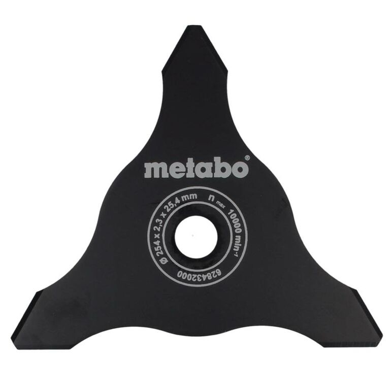 Metabo Dickichtmesser 3 flügelig für Freischneider ( 628432000 ) 255 x 2.3 x 25.4 mm, image 