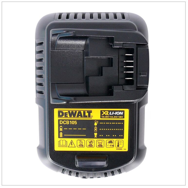 DeWalt DCB105 P2-QW Li-Ion Akku Starter-Set 18V + 2x Akku 5Ah + Ladegerät, image _ab__is.image_number.default