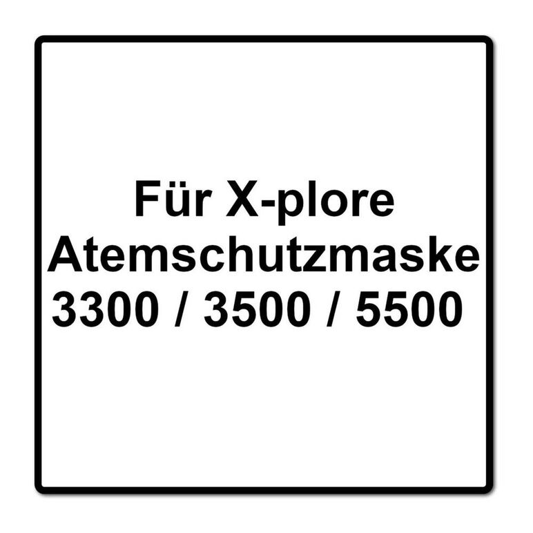 Dräger Set X-plore Kombinationsfilter Bajonett 14 Stück ( 7x 6738817 ) für X-plore 3300 / 3500 / 5500  ( A1B1E1K1 Hg P3 R D ), image _ab__is.image_number.default