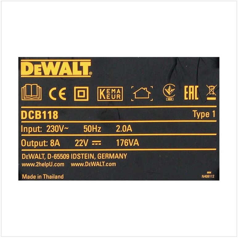 DeWalt DCB118 Schnellladegerät 18 - 54V, image _ab__is.image_number.default