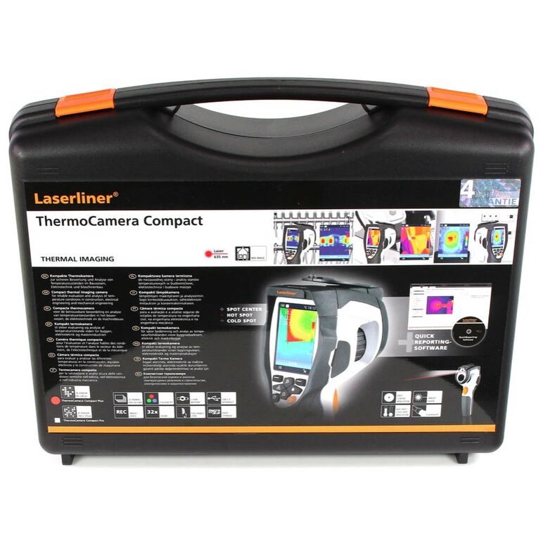 Laserliner ThermoCamera-Compact Plus Akku-Wärmebildkamera 3,7V + Zubehör + Ladegerät + Koffer - ohne Akku, image _ab__is.image_number.default