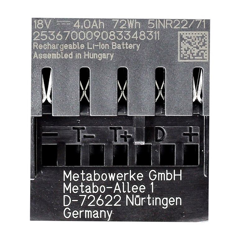 Metabo Basis-Set Li-Ion Akku Starter-Set 18V + 2x Akku 4Ah + Ladegerät + Koffer, image _ab__is.image_number.default
