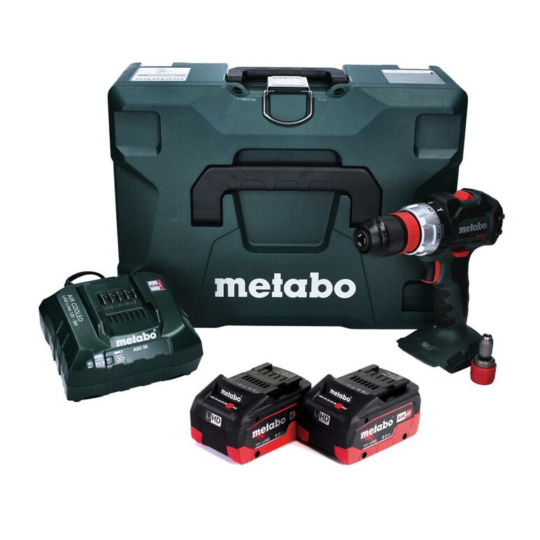 Metabo BS 18 LT BL Q Akku-Bohrschrauber 18V Brushless 75Nm + 2x Akku 8Ah + Ladegerät + Koffer, image 