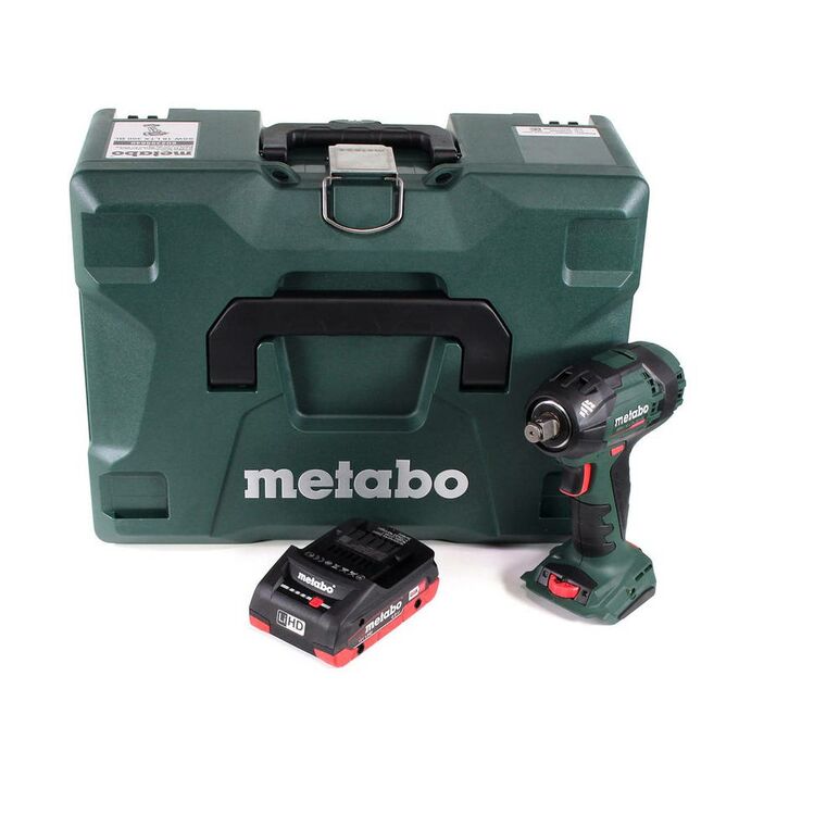 Metabo SSW 18 LTX 300 BL Akku-Schlagschrauber 18V 1/2"-Außenvierkant 300Nm + 1x Akku 4Ah + Koffer - ohne Ladegerät, image 