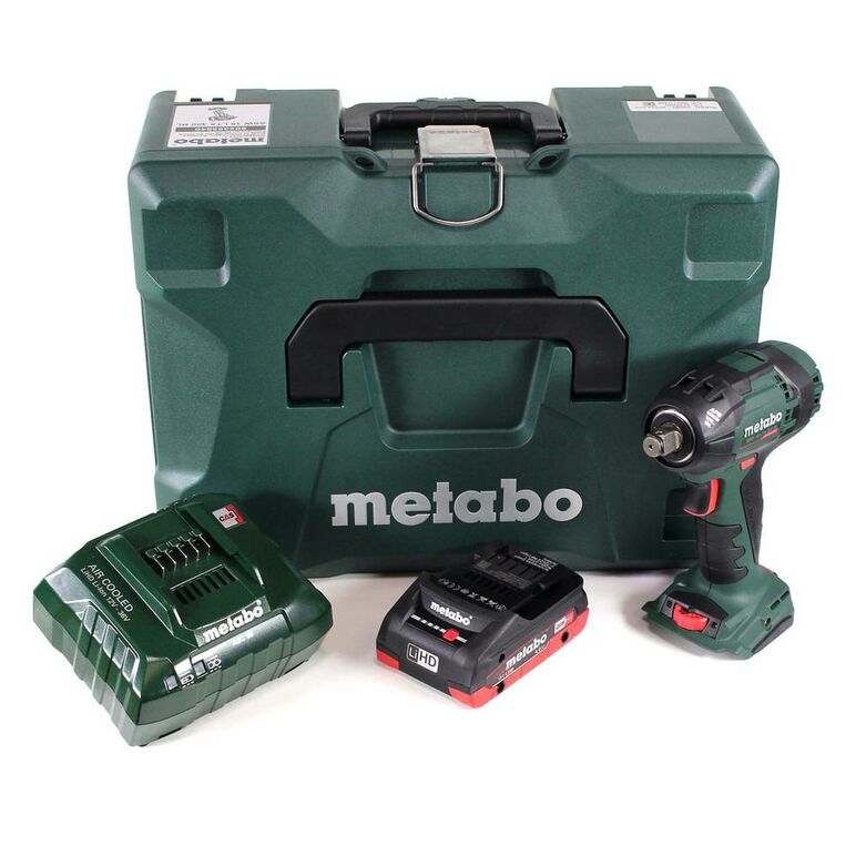 Metabo SSW 18 LTX 300 BL Akku-Schlagschrauber 18V 1/2"-Außenvierkant 300Nm + 1x Akku 4Ah + Ladegerät + Koffer, image 